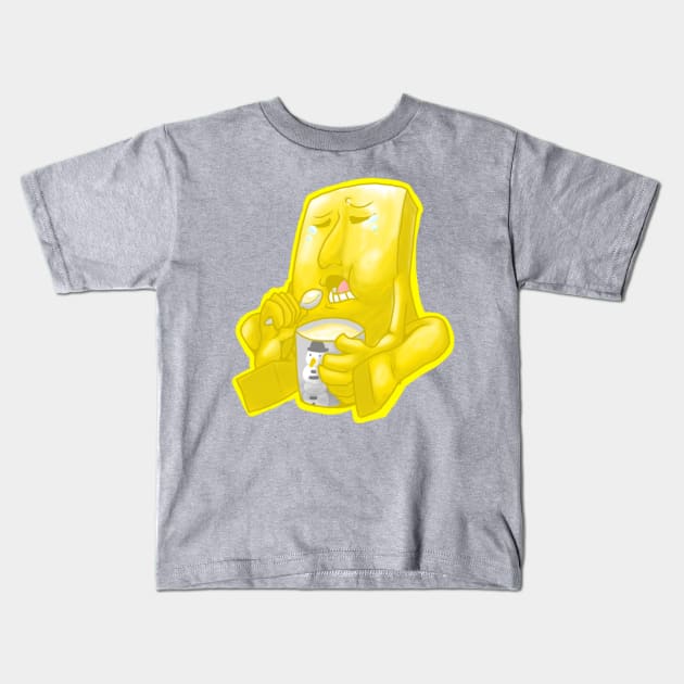 Negative's Comfort food Kids T-Shirt by DandyBound